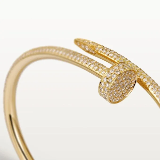 Pulsera Juste Un Clou, modelo clásico, diamantes
