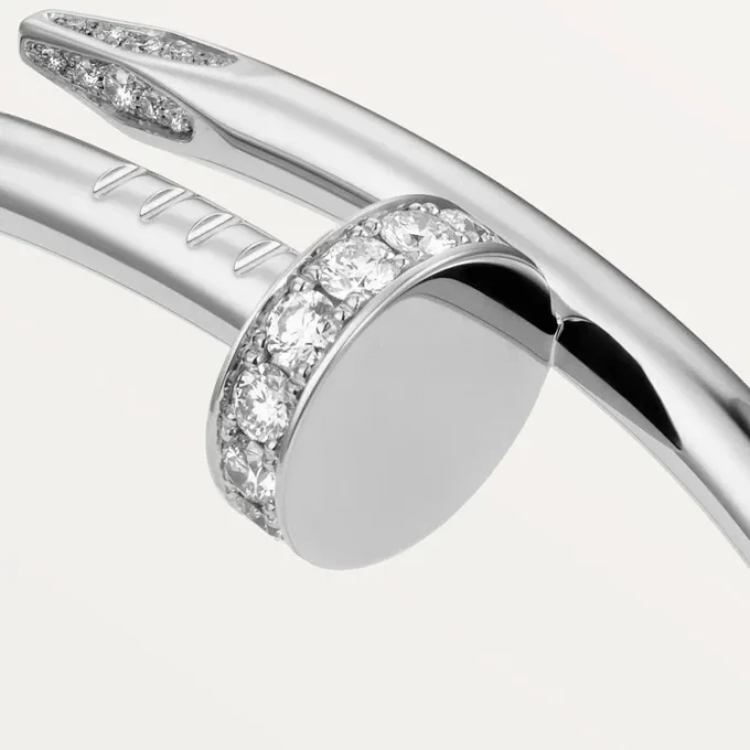Pulsera Juste Un Clou, modelo clásico, diamantes