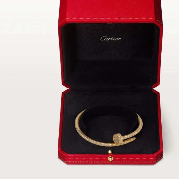 Pulsera Juste Un Clou, modelo clásico, diamantes