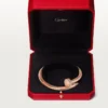 Pulsera Juste Un Clou, modelo grande, diamantes