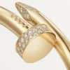 Pulsera Juste Un Clou, modelo grande, diamantes
