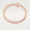 Pulsera Juste Un Clou, modelo grande, diamantes