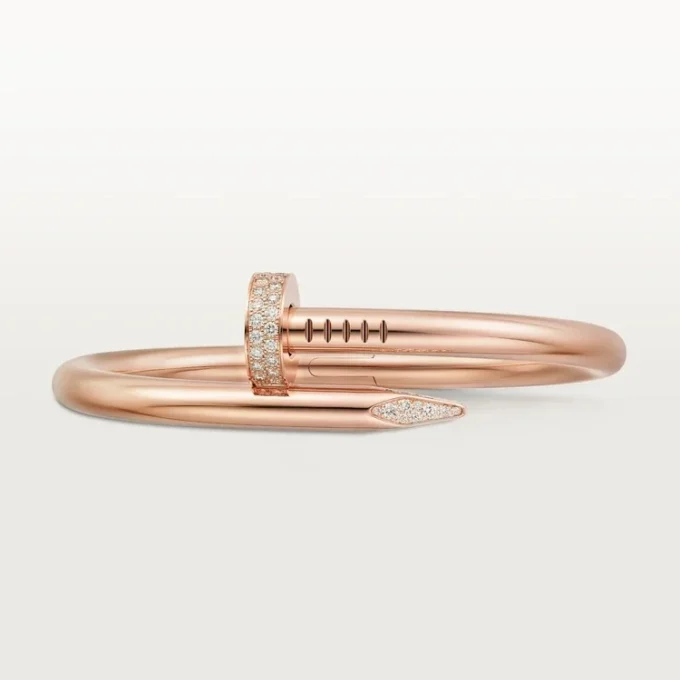 Pulsera Juste Un Clou, modelo grande, diamantes