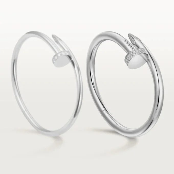 Pulsera Juste Un Clou, modelo grande, diamantes