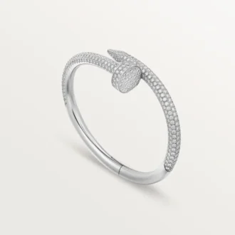 Pulsera Juste Un Clou, modelo grande, semipavé