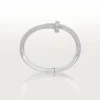 Pulsera Juste Un Clou, modelo grande, semipavé