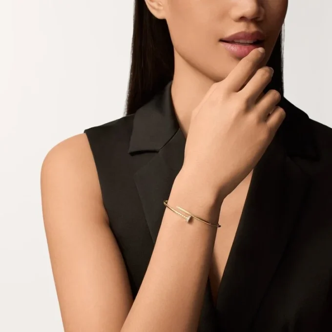 Pulsera Juste Un Clou, modelo pequeño, diamantes