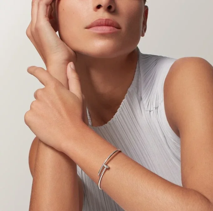 Pulsera Juste Un Clou, modelo pequeño, diamantes