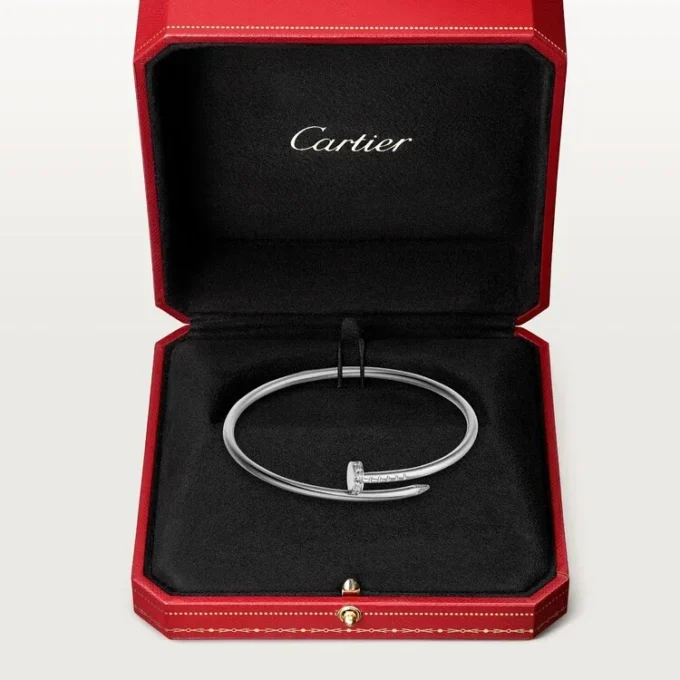 Pulsera Juste Un Clou, modelo pequeño, diamantes