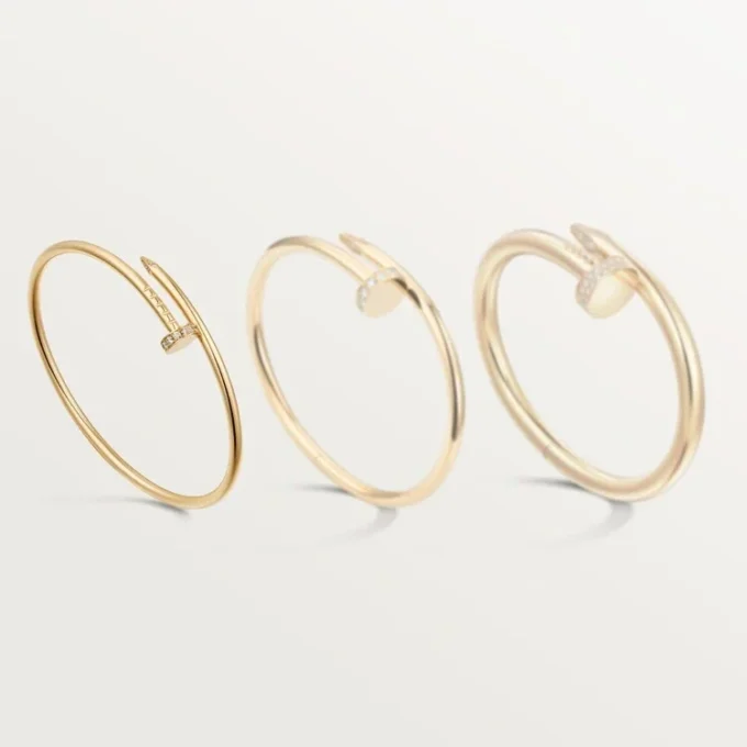 Pulsera Juste Un Clou, modelo pequeño, diamantes