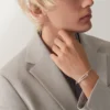 Pulsera Juste Un Clou, modelo pequeño, diamantes engastados al revés