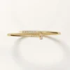 Pulsera Juste Un Clou, modelo pequeño, diamantes engastados al revés