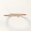 Pulsera Juste Un Clou, modelo pequeño, diamantes engastados al revés