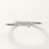 Pulsera Juste Un Clou, modelo pequeño, diamantes engastados al revés
