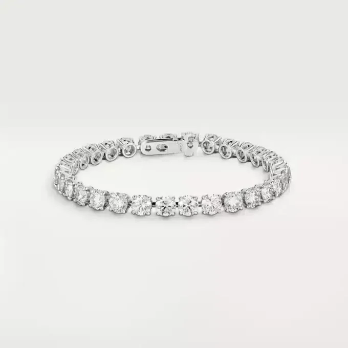 Pulsera Lignes Essentielles, diamantes de talla brillante