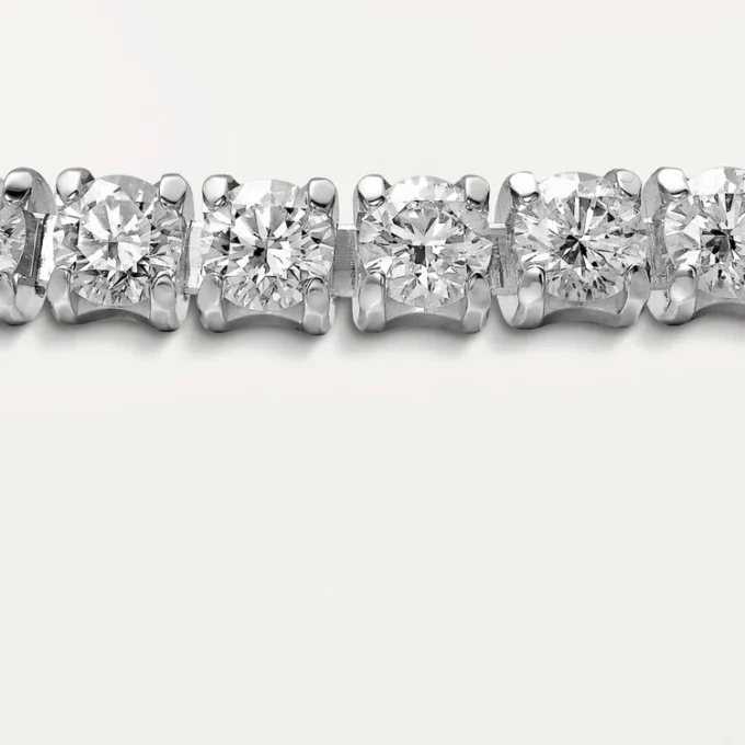 Pulsera Lignes Essentielles, diamantes de talla brillante