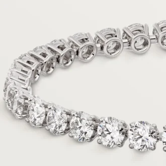 Pulsera Lignes Essentielles, diamantes de talla brillante