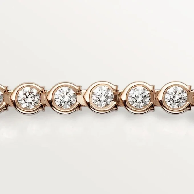 Pulsera Lignes Essentielles, diamantes de talla brillante