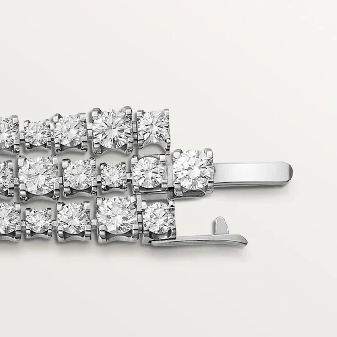 Pulsera Lignes Essentielles, diamantes de talla brillante