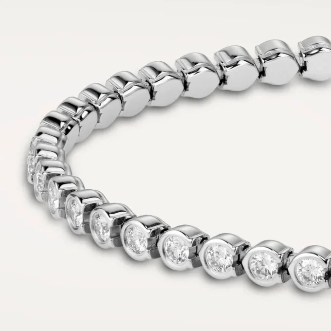 Pulsera Lignes Essentielles, diamantes de talla brillante