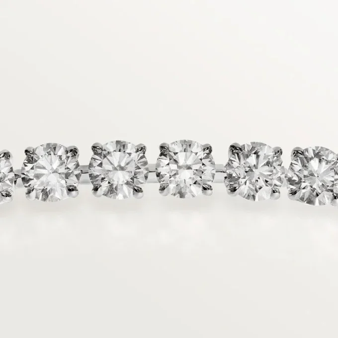 Pulsera Lignes Essentielles, diamantes de talla brillante