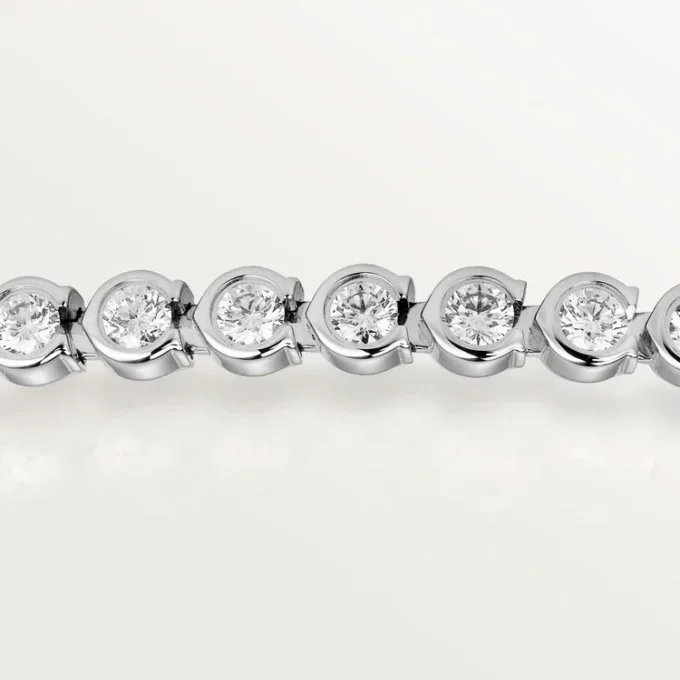 Pulsera Lignes Essentielles, diamantes de talla brillante