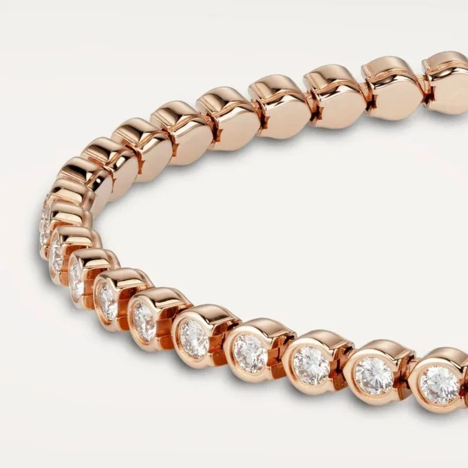 Pulsera Lignes Essentielles, diamantes de talla brillante