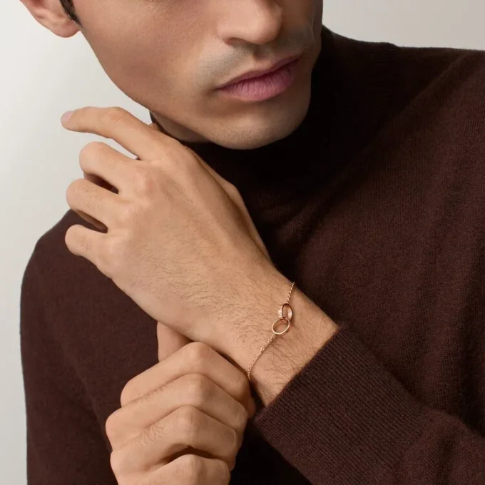 Pulsera Love, con cadena