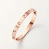 Pulsera Love, modelo clásico, cepillada