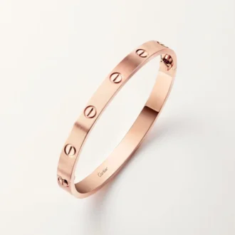 Pulsera Love, modelo clásico, cepillada