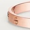 Pulsera Love, modelo clásico, cepillada
