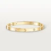 Pulsera Love, modelo mediano, 4 diamantes