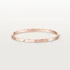 Pulsera Love, modelo pequeño, 10 diamantes