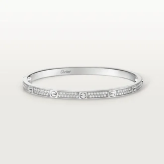 Pulsera Love, modelo pequeño, pavé
