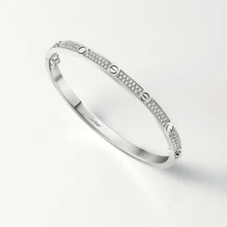 Pulsera Love, modelo pequeño, pavé