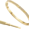 Pulsera Love, modelo pequeño, pavé