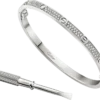 Pulsera Love, modelo pequeño, pavé