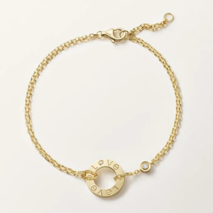 Pulsera Love – Oro amarillo, diamantes – Cartier