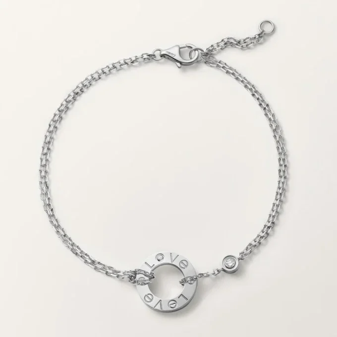 Pulsera Love – Oro blanco, diamantes – Cartier
