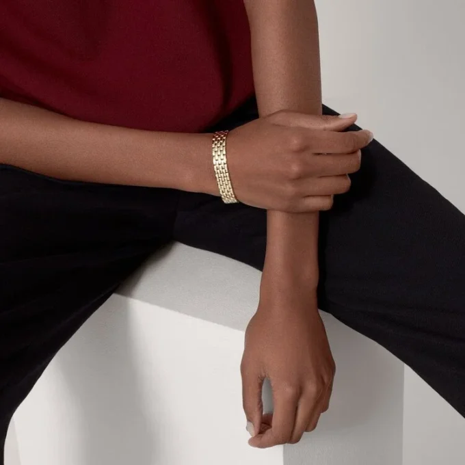 Pulsera Maillon Panthere, cinco filas