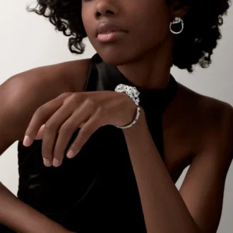 Pulsera Panthere de Cartier, con pavé