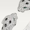 Pulsera Panthere De Cartier, articulada, con pavé