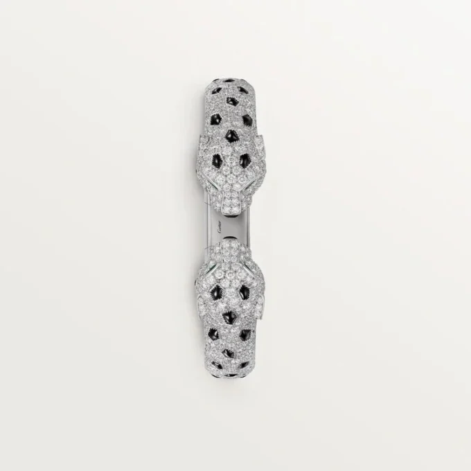Pulsera Panthere De Cartier, articulada, con pavé