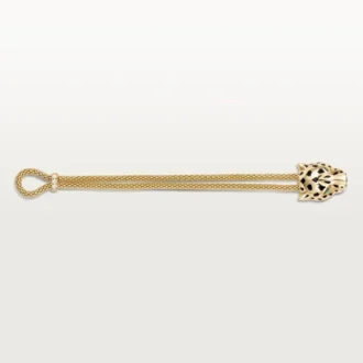 Pulsera Panthere de Cartier, con cadena, diamantes