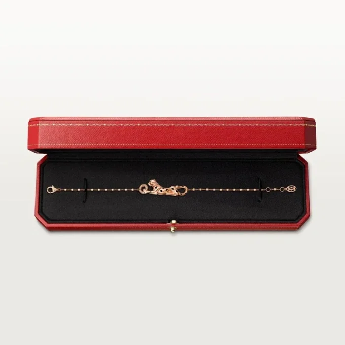 Pulsera Panthere De Cartier – Oro rosa, granates tsavorita, diamantes – Cartier