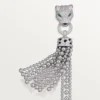 Pulsera Panthere de Cartier, con cadena, semipavé