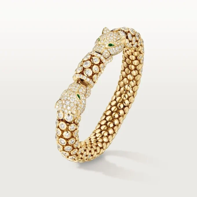 Pulsera Panthere de Cartier, con pavé