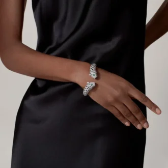 Pulsera Panthere de Cartier, con pavé