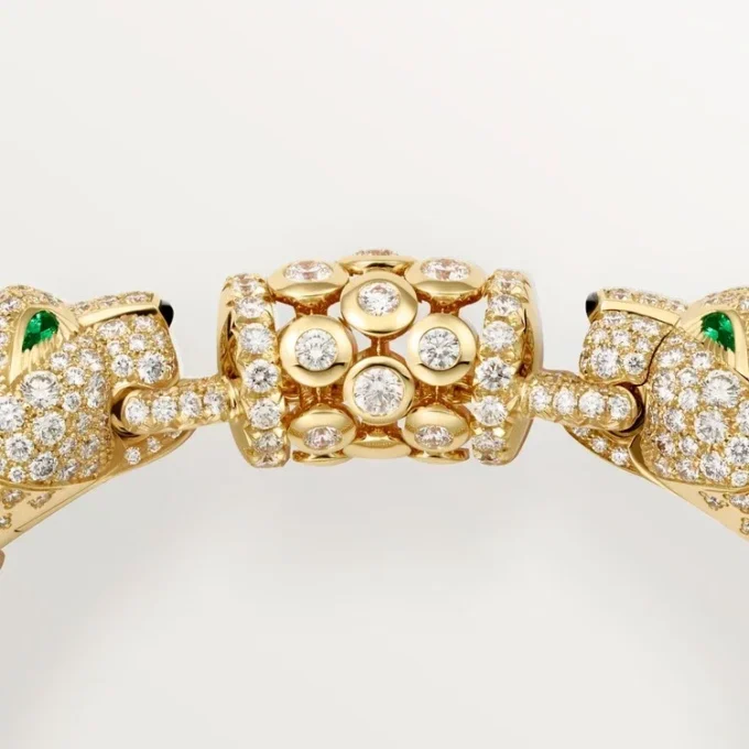 Pulsera Panthere de Cartier, con pavé