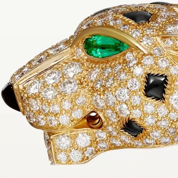 Pulsera Panthere de Cartier, con pavé